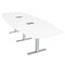 Skutchi Designs 45 in W, 145 in L, 29 in H, Engineered Wood Top, White HAR-ABOT-46X143-T-ELEC-XD09 - alternate 1